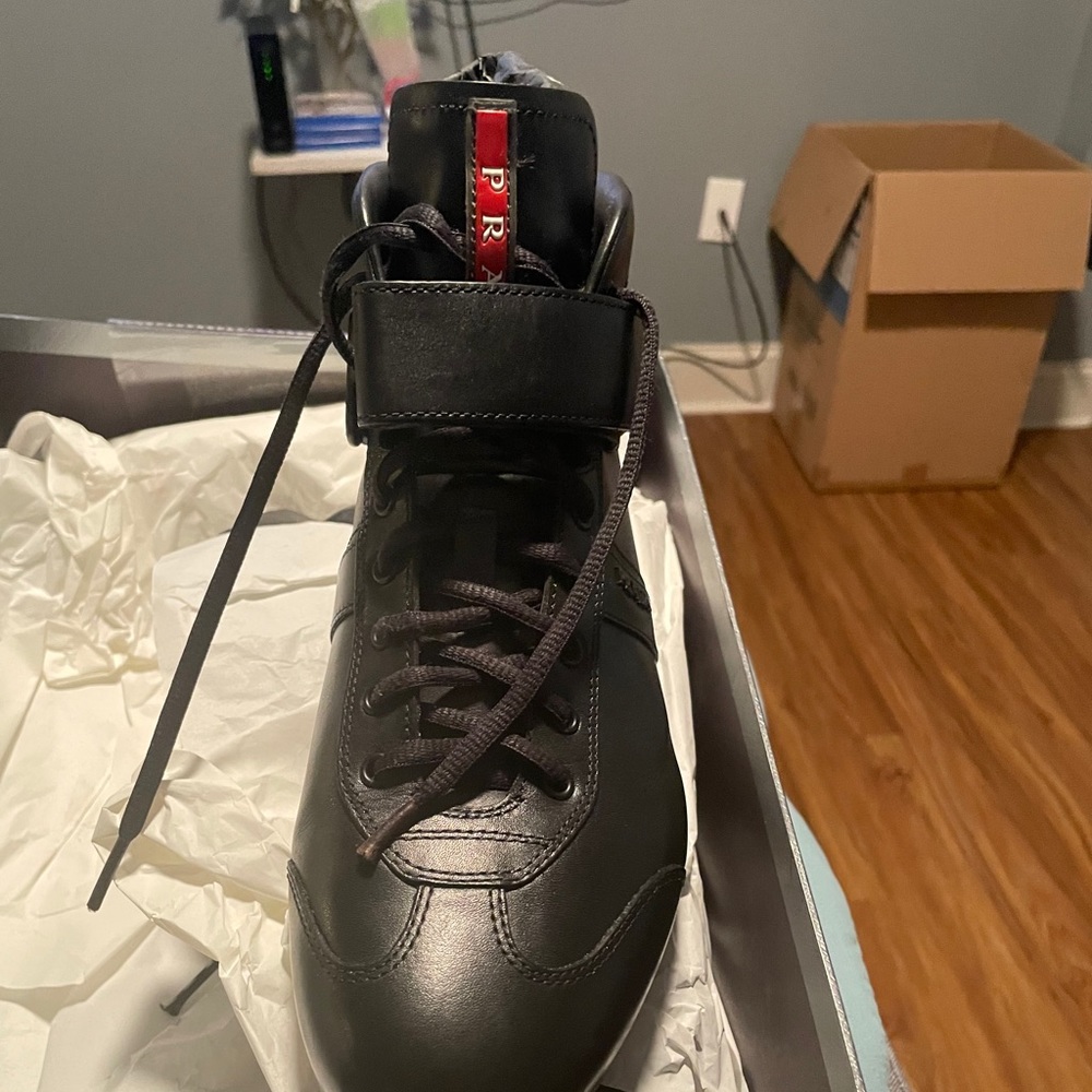 High top Prada men’s sneakers size 7.5